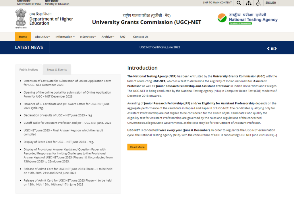 NTA UGC NET Result 2023 STEPS To Download Results