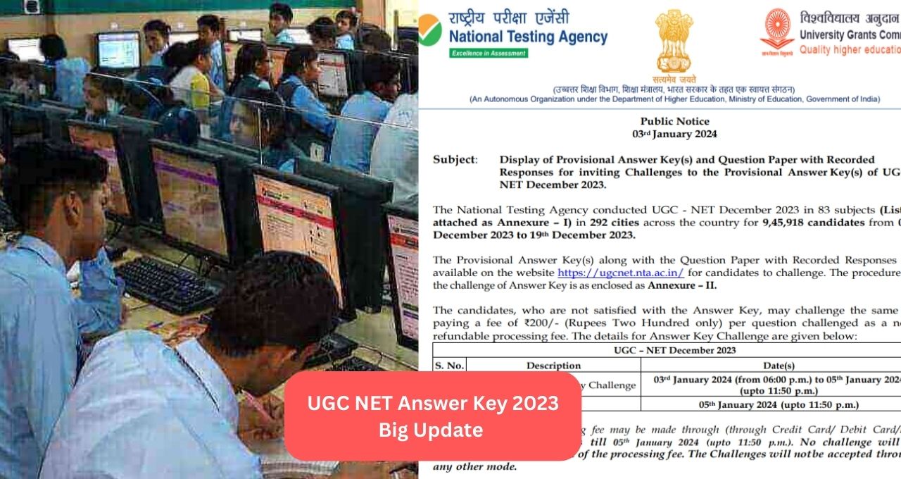 UGC NET Answer Key 2023